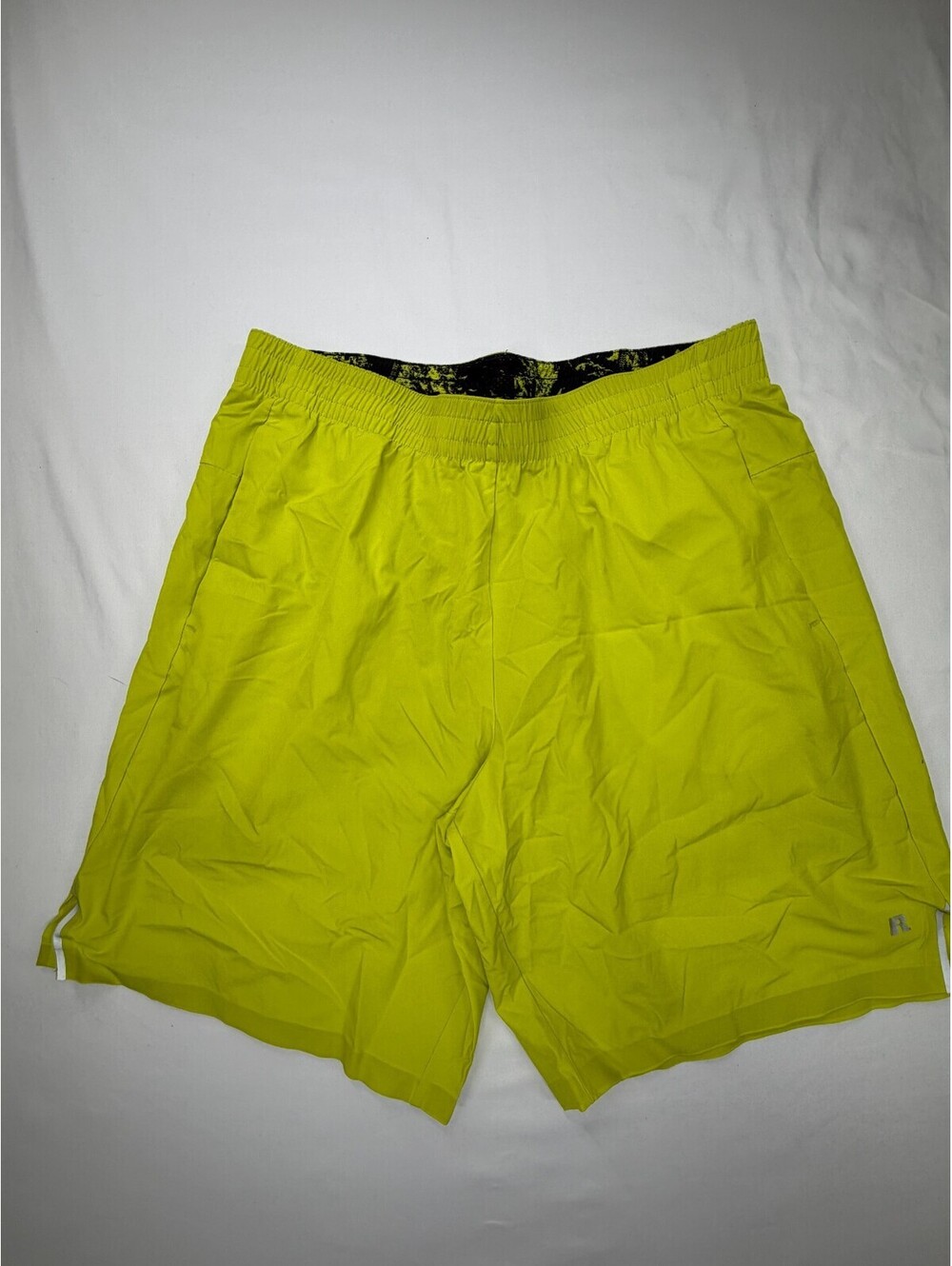 Russell Men's Shorts Training Fit Pullover Solid Stretch Size L 36-38 Green